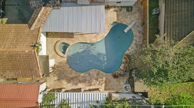 6022 Downwood Forest Dr, Houston, TX 77088 - drone / aerial view