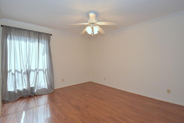 2300 Augusta Dr Unit 36, Houston, TX 77057 - spare room with light wood finished floors, baseboards, ornamental molding, and a ceiling fan