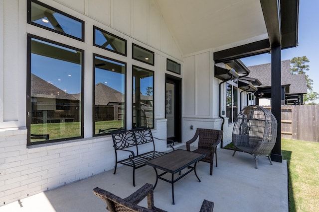 16958 Chapel Knox Dr, Humble, TX 77346 - view of patio featuring fence