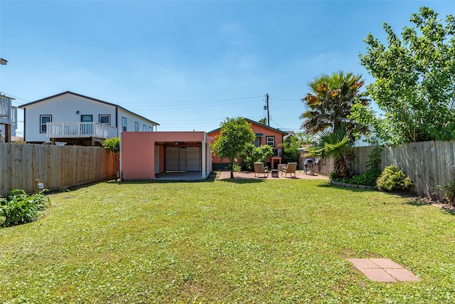2216 Grover Ave, Galveston, TX 77551 - view of yard featuring an outbuilding
