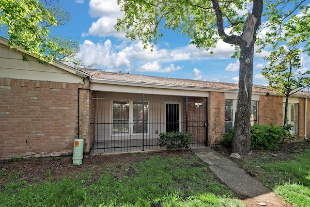 12226 Wild Pine Dr Unit B, Houston, TX 77039 - back of property with brick siding