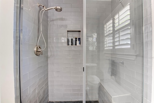 4103 Donna Lynn Dr, Houston, TX 77092 - bathroom with a stall shower