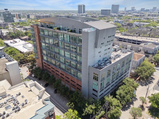 view of building exterior with a view of city