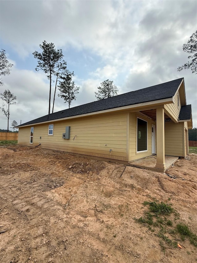 view of back of house