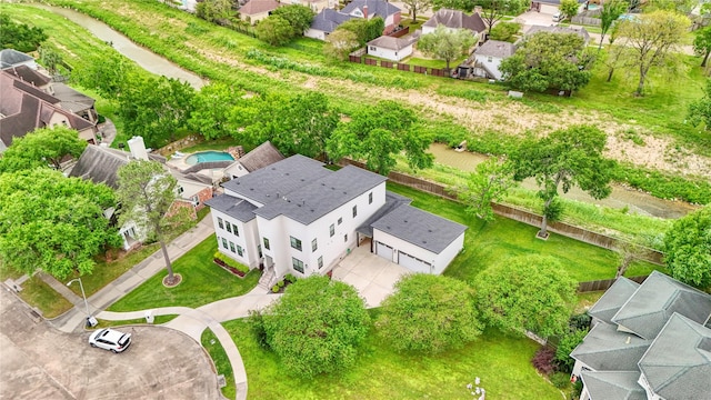 birds eye view of property featuring a residential view