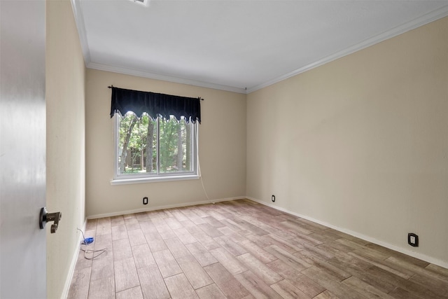 53 Litchfield Ln, Houston, TX 77024 - unfurnished room featuring wood finished floors, crown molding, and baseboards