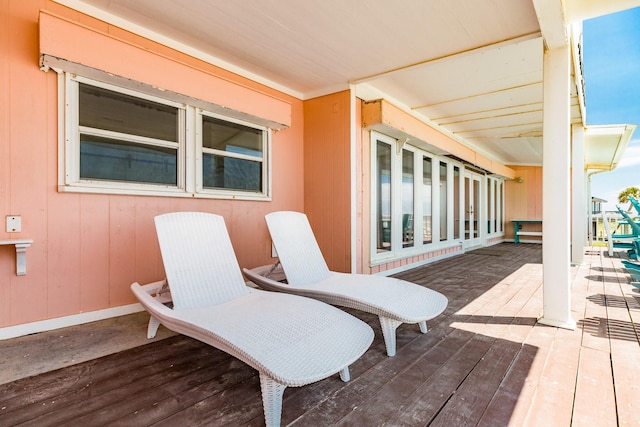 view of deck