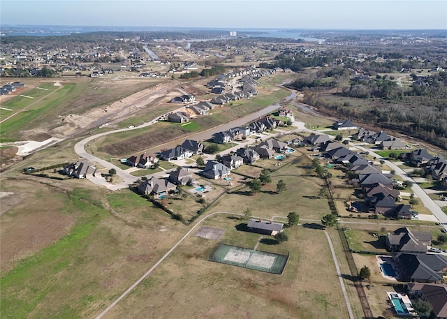 164 Peninsula Point Dr, Montgomery, TX 77356 - aerial overview of property's location featuring nearby suburban area