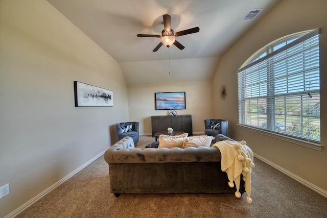 6303 Wood Creek Ln, League City, TX 77573 - interior space with ceiling fan, baseboards, visible vents, and carpet floors