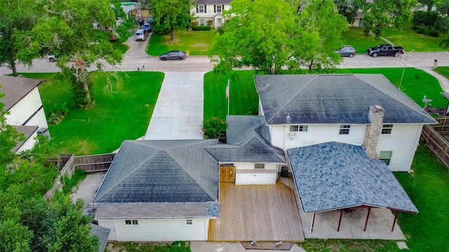 drone / aerial view