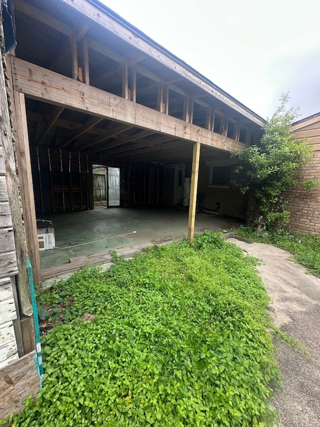 view of parking featuring a carport
