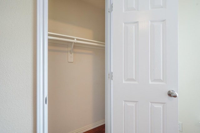 view of closet
