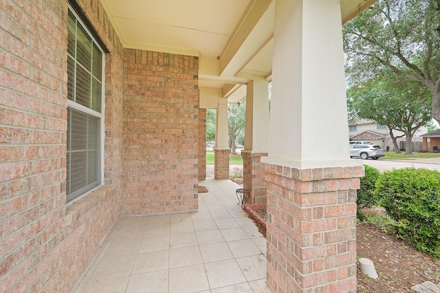 view of patio / terrace with covered porch