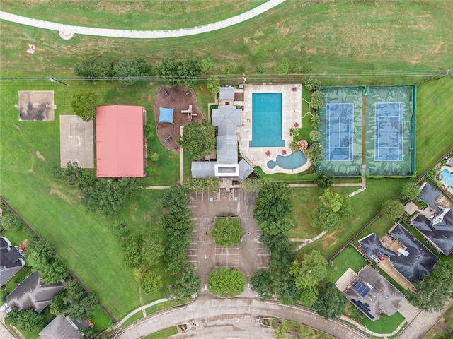 drone / aerial view