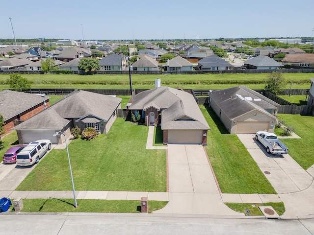 drone / aerial view featuring a residential view