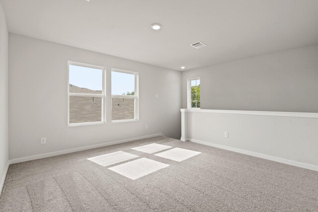 17824 Lionheart Rd, Conroe, TX 77306 - carpeted spare room with recessed lighting, baseboards, and visible vents