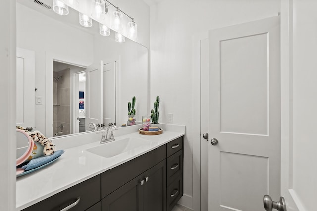 500 Dove Meadow Ln, Katy, TX 77493 - bathroom featuring vanity and a shower