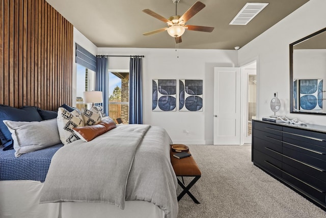 500 Dove Meadow Ln, Katy, TX 77493 - bedroom with carpet floors, ceiling fan, and baseboards