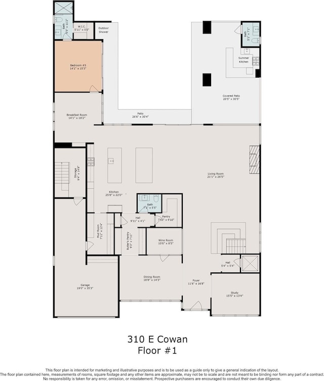 310 E Cowan Dr, Houston, TX 77007 - view of layout