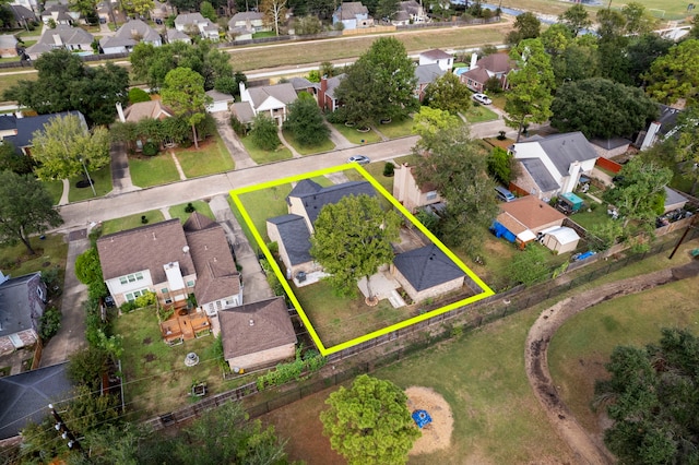 10223 Dude Rd, Houston, TX 77064 - drone / aerial view with a residential view