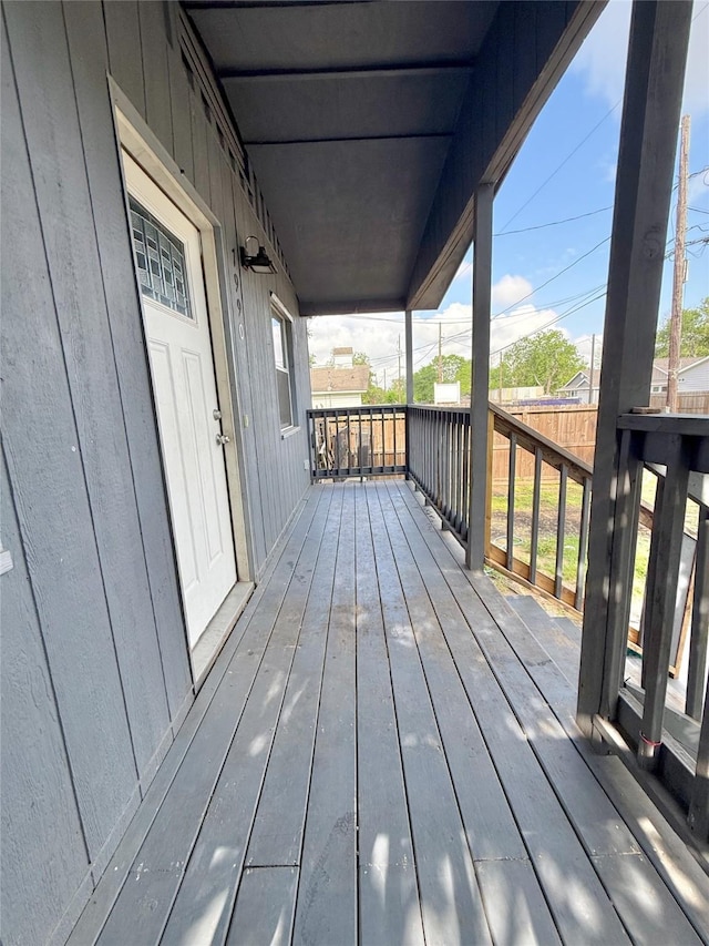 view of deck