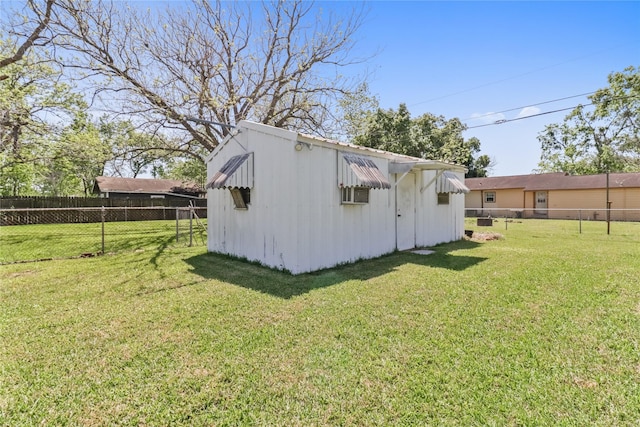 1220 San Felipe St, Angleton, TX 77515 - view of outbuilding with a fenced backyard