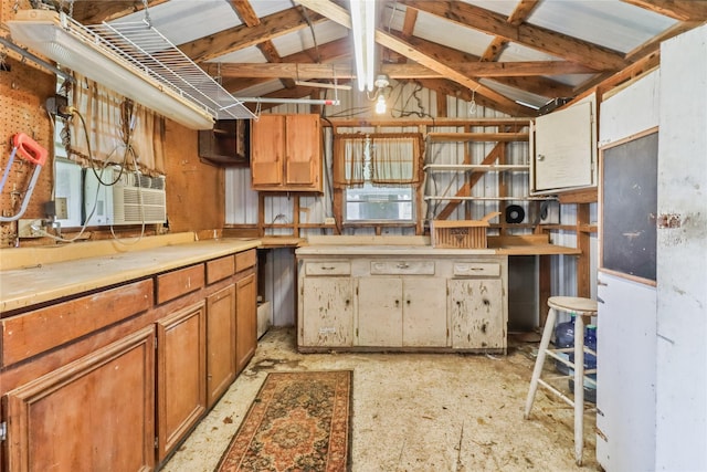 1220 San Felipe St, Angleton, TX 77515 - kitchen with cooling unit and light countertops