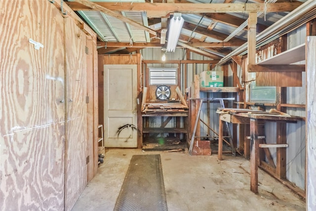 1220 San Felipe St, Angleton, TX 77515 - miscellaneous room featuring concrete floors