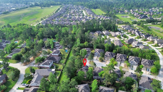 6 Whitekirk Pl, Magnolia, TX 77354 - aerial view featuring a residential view