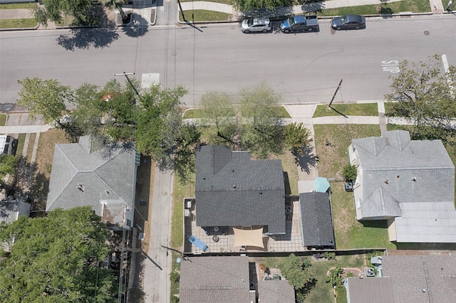 aerial view featuring a residential view