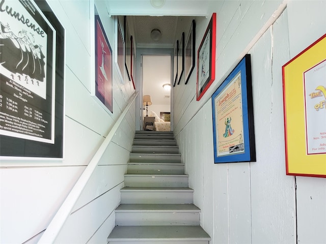 view of stairs