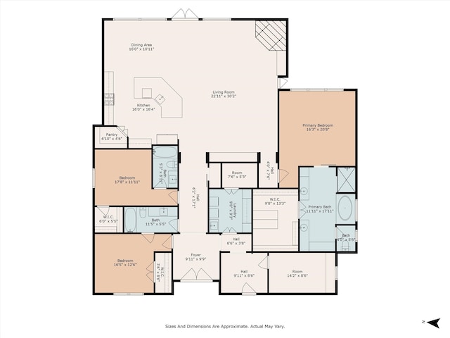 12122 Hawthorne Dr, Montgomery, TX 77356 - view of floor plan / room layout