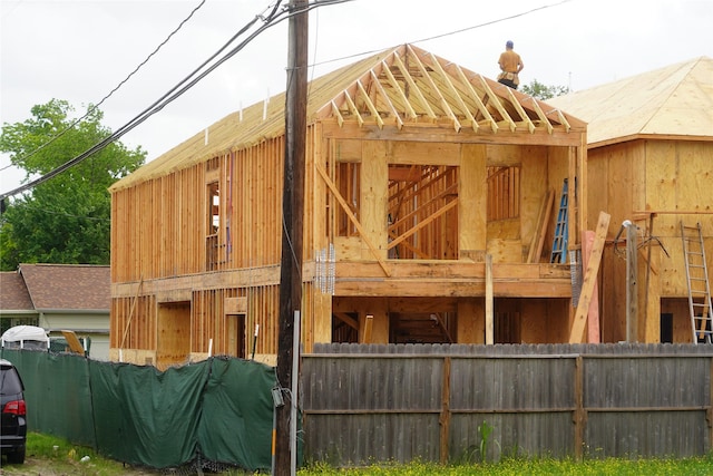 view of play area with an exterior structure and an outbuilding