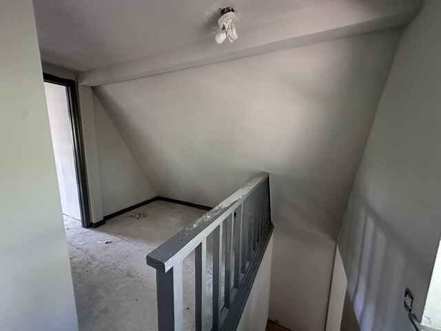 view of stairs