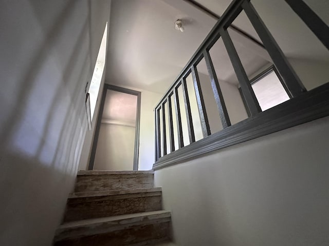 view of stairway