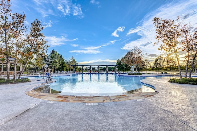 29114 Autumn Brook Dr, Fulshear, TX 77441 - community pool featuring a patio area and fence