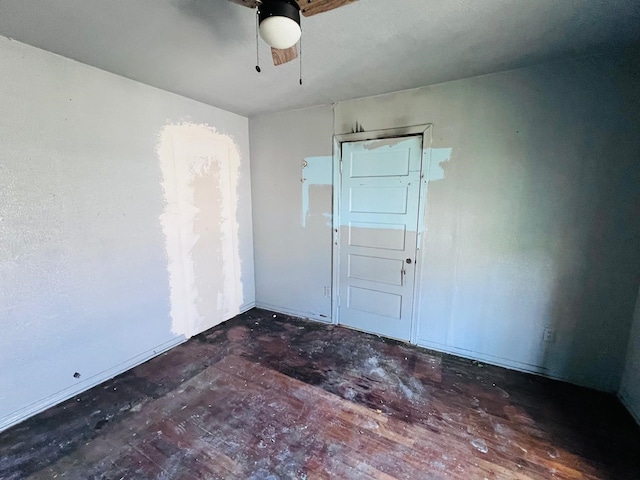 7413 W Knoll St, Houston, TX 77028 - empty room with ceiling fan