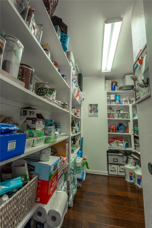 view of storage area