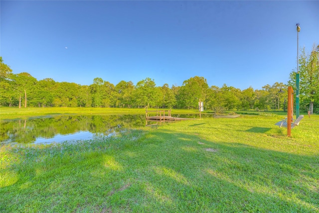 25 S Magnolia Ln, Shepherd, TX 77371 - view of yard featuring a view of trees and a water view