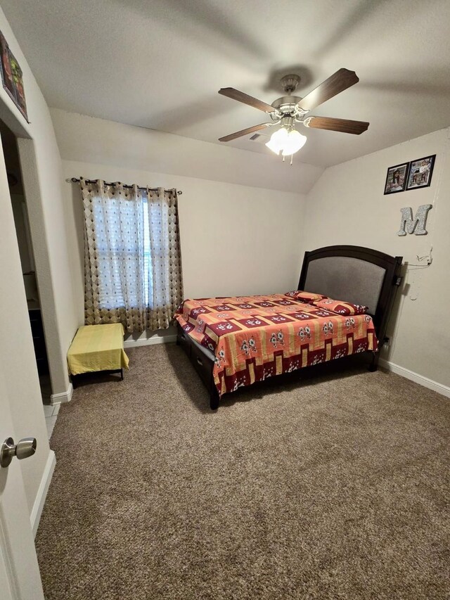 19003 Bene Vista Dr, Houston, TX 77084 - bedroom with carpet flooring, baseboards, and a ceiling fan