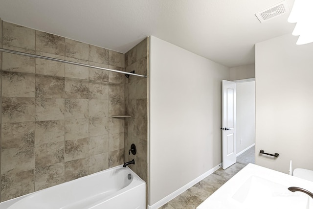 26818 Lindenwood Creek Ln, Katy, TX 77494 - bathroom featuring baseboards and shower / bath combination