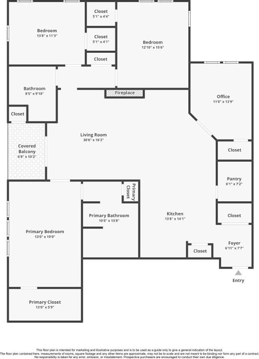 6804 Westview Dr Unit 1407, Houston, TX 77055 - view of layout