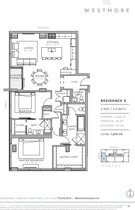 2323 W Main St Unit 305, Houston, TX 77098 - property floor plan