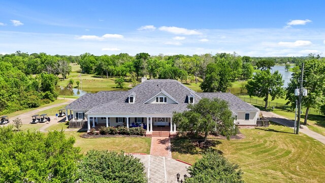 3203 Round Meadow Ln, Missouri City, TX 77459 - bird's eye view featuring a water view