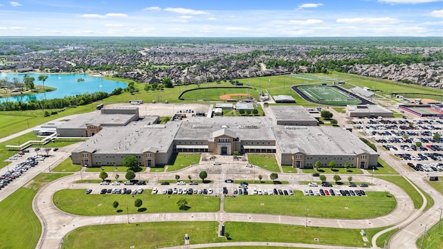 3203 Round Meadow Ln, Missouri City, TX 77459 - bird's eye view with a water view