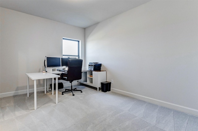 7606 Redwoods Forest Dr, Katy, TX 77493 - carpeted home office with baseboards
