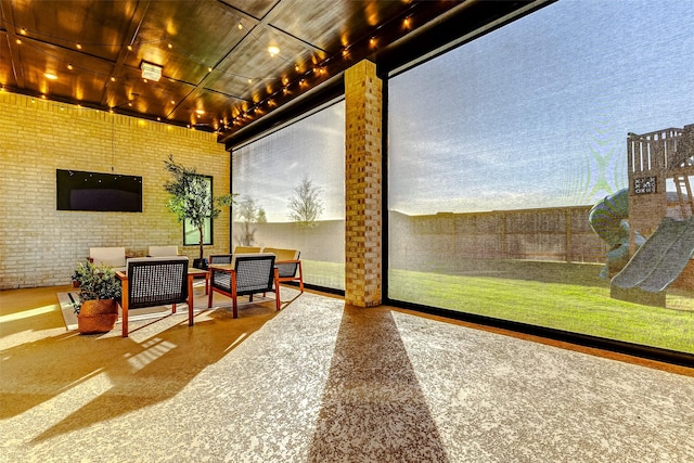 7606 Redwoods Forest Dr, Katy, TX 77493 - view of sunroom / solarium