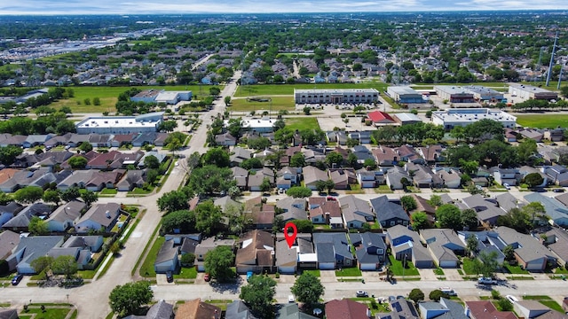6430 Grandvale Dr, Houston, TX 77072 - bird's eye view featuring a residential view