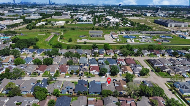 6430 Grandvale Dr, Houston, TX 77072 - drone / aerial view with a city view