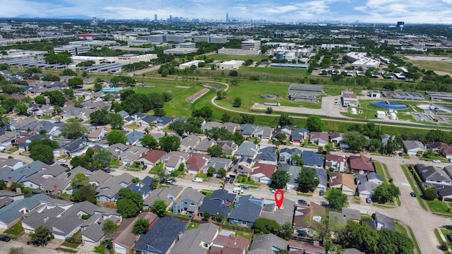 6430 Grandvale Dr, Houston, TX 77072 - aerial view featuring a city view